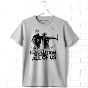 Hunger Games Katniss Long Bow Men's T Shirt