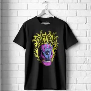 Incubus Flaming Skull Hand Men's T Shirt