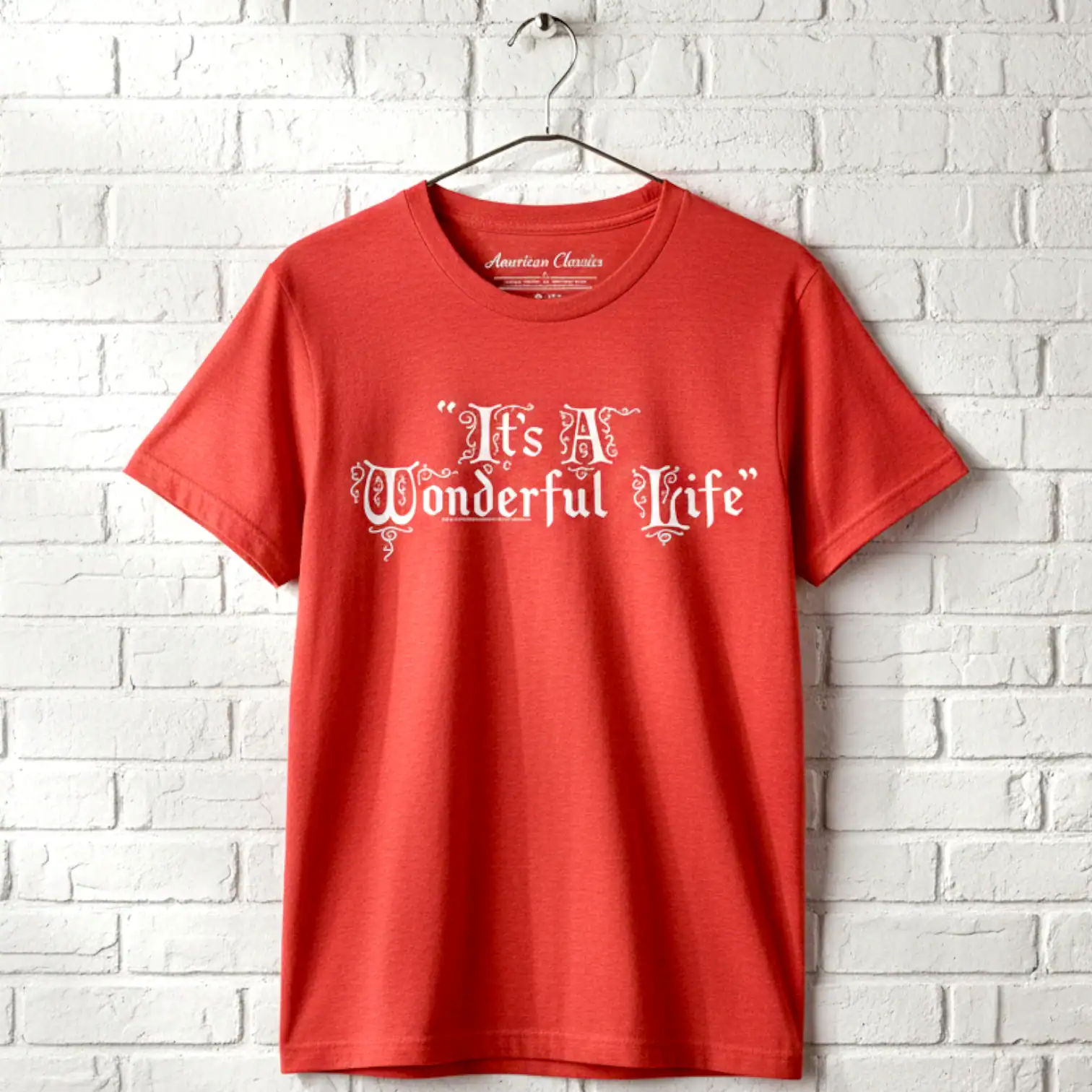 It's a Wonderful Life Festive Movie Title Men's T Shirt