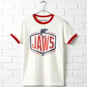 Jaws Beach is Closed Ringer T Shirt