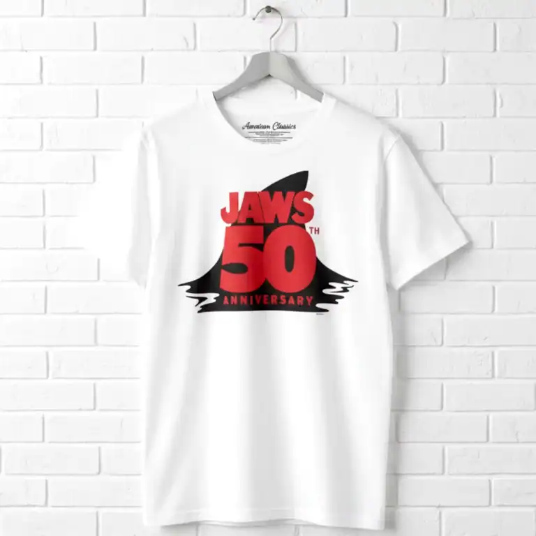 Jaws 50th Anniversary Shark Fin Men's T Shirt