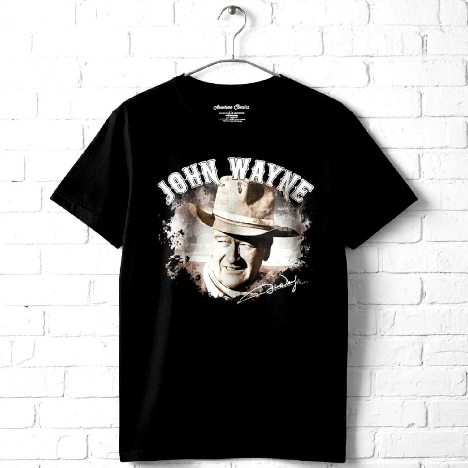 John Wayne Cowboy Signature Men's T Shirt