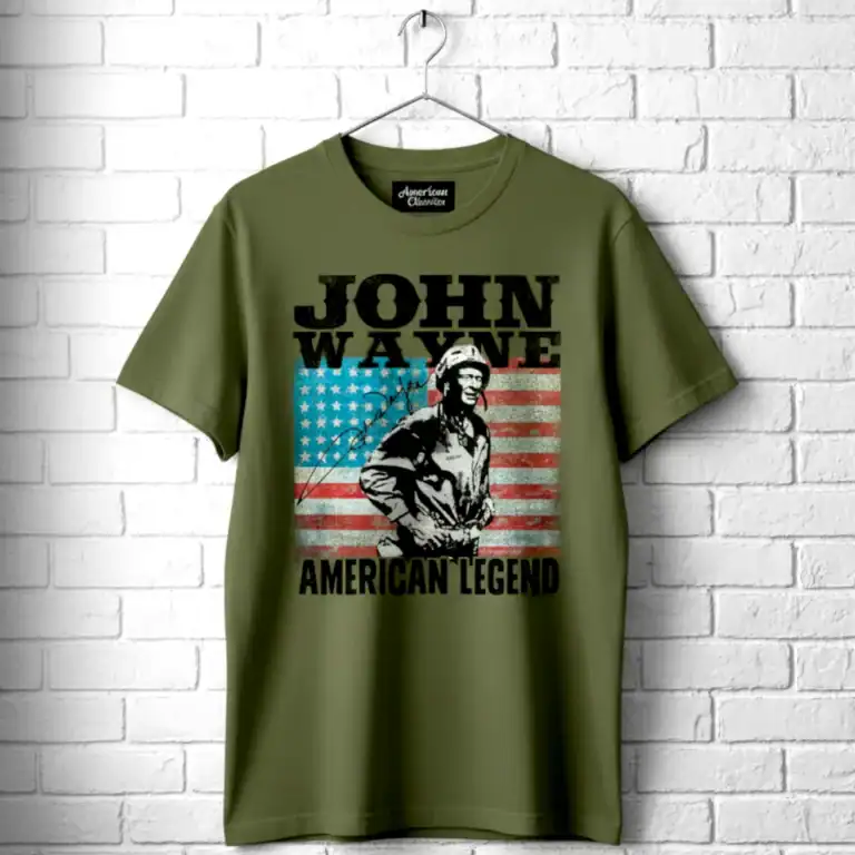 John Wayne American Legend Soldier Men's T Shirt