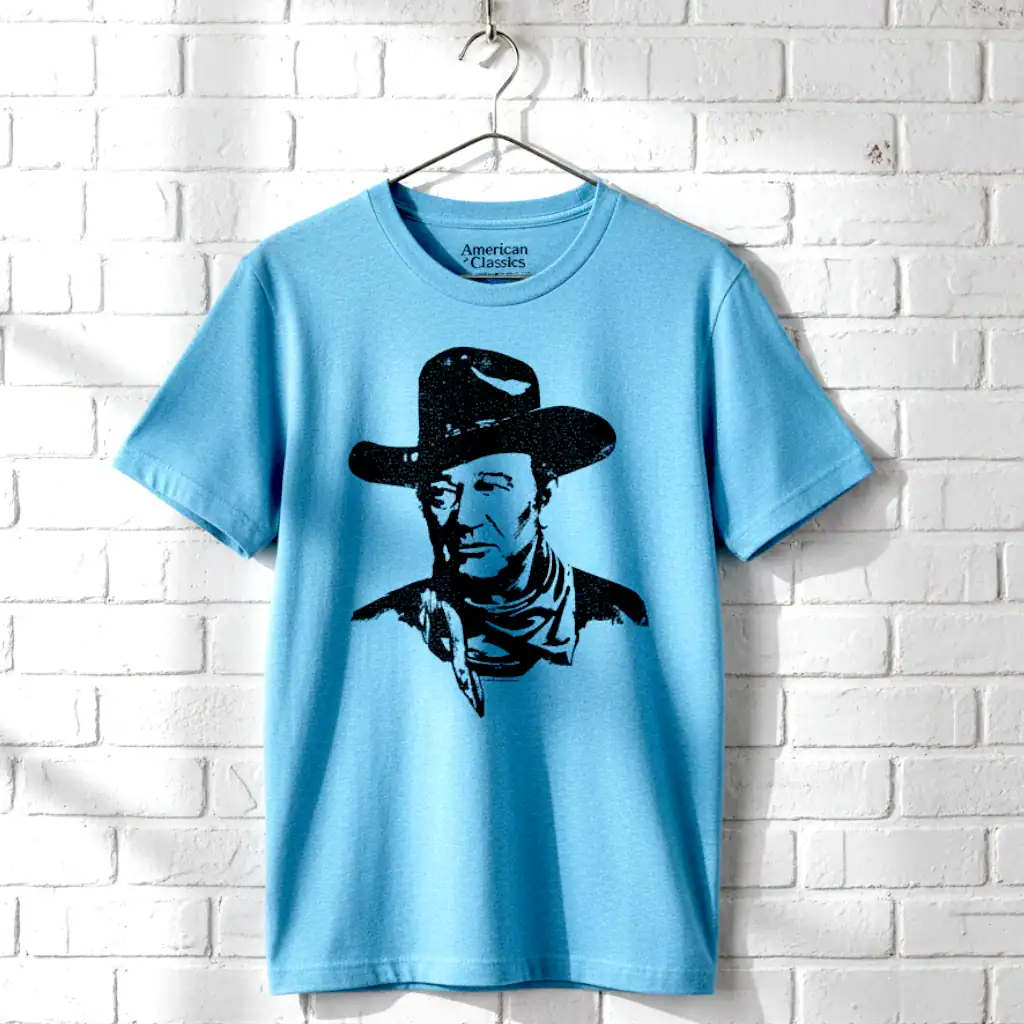 John Wayne Cowboy Portrait Men's T Shirt