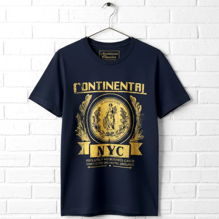John Wick Gold Continental Coin Men's T Shirt