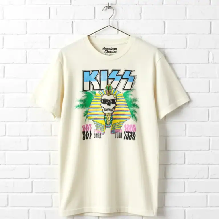 Kiss Hot In The Shade Tour 1990 Men's T Shirt