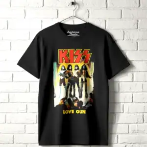Kiss Love Gun Album Men's T Shirt