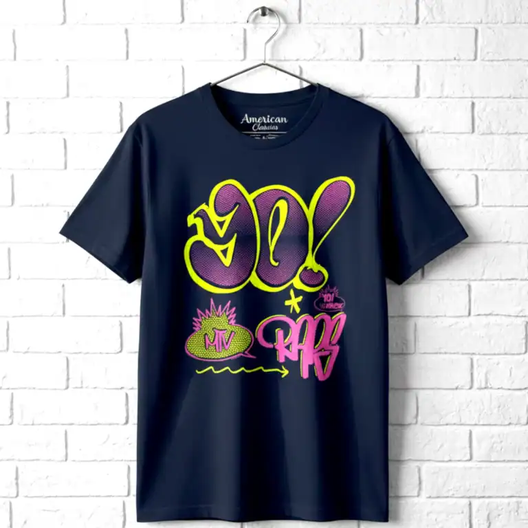 Yo MTV Raps Graffiti Logo Men's T Shirt