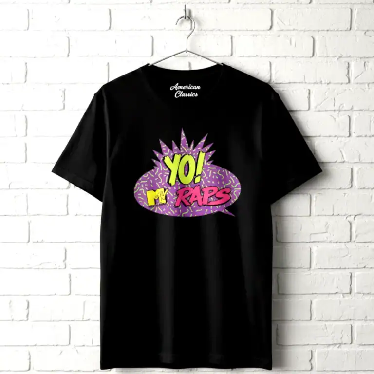 Yo MTV Raps Speech Bubble Men's T Shirt