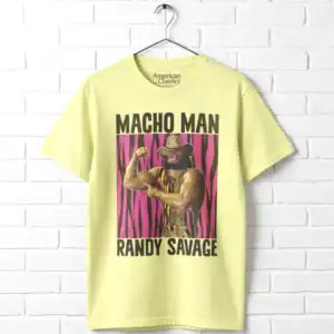 Macho Man Pink Tiger Stripes Men's T Shirt