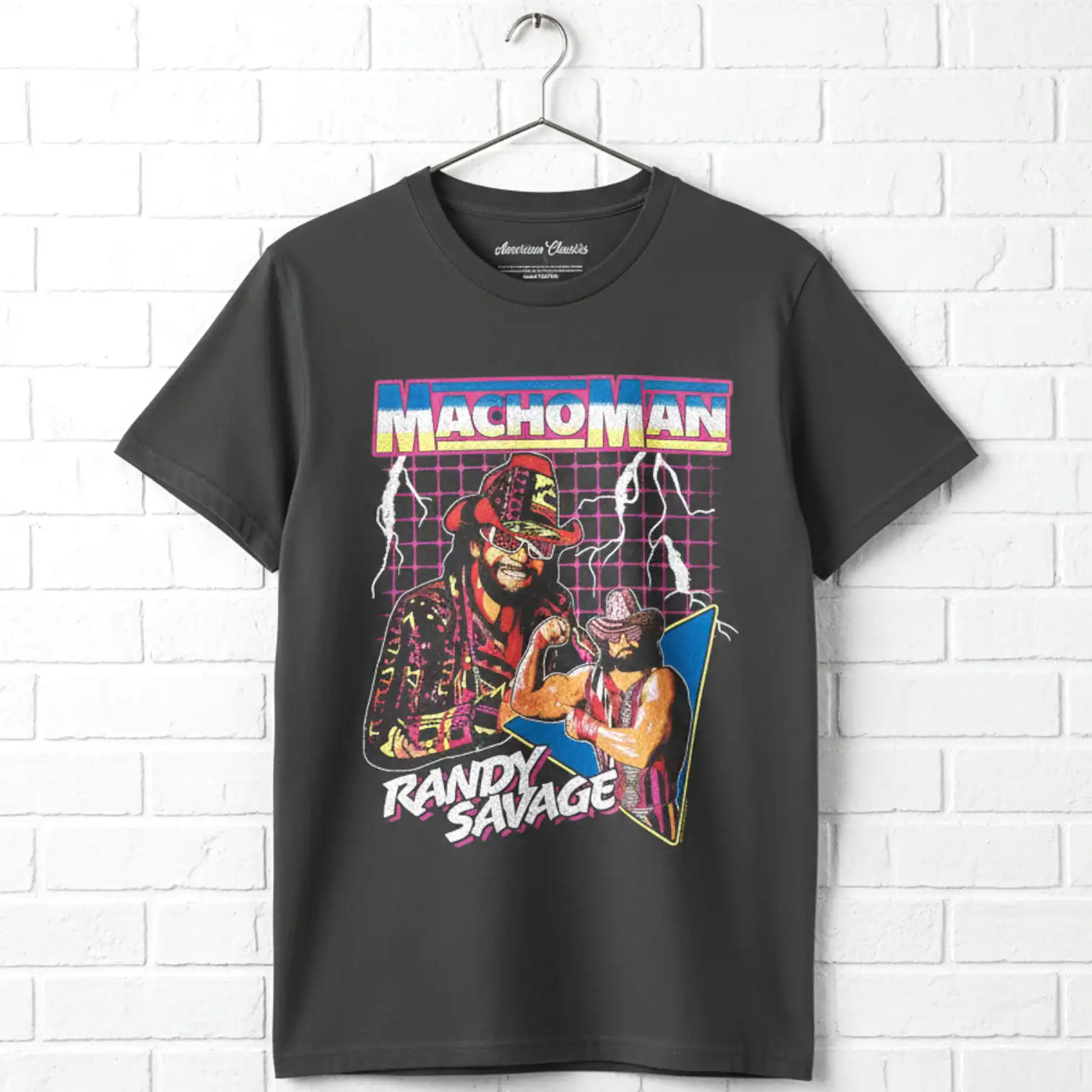 Macho Man Lightning Synthwave Men's T Shirt
