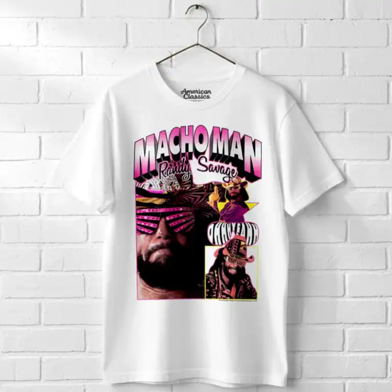 Macho Man Close-up Collage Men's T Shirt