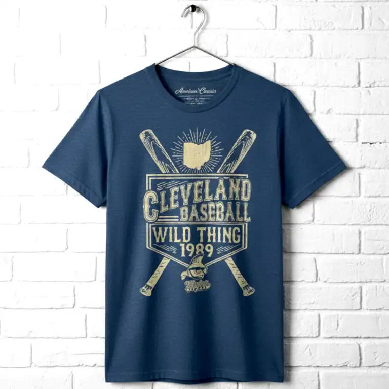 Major League Vintage Cleveland Baseball Men's T Shirt