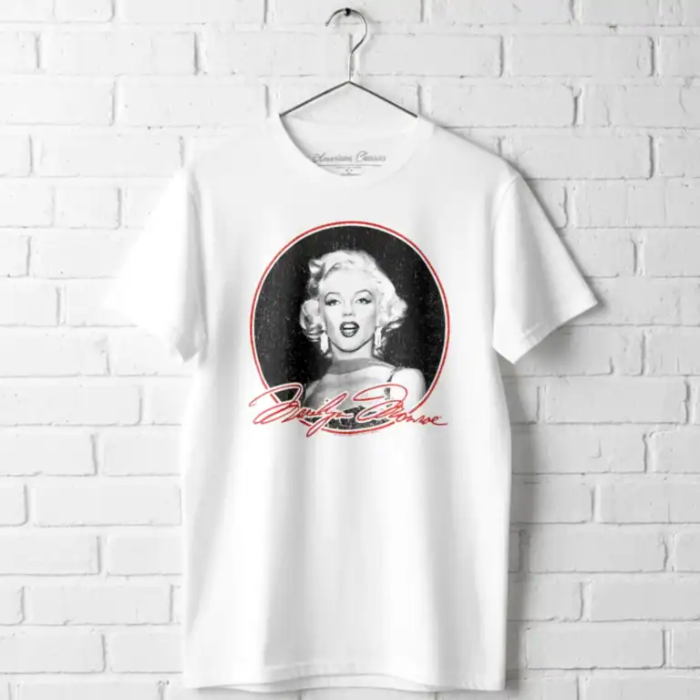 Marilyn Monroe Signature Portrait Men's T Shirt