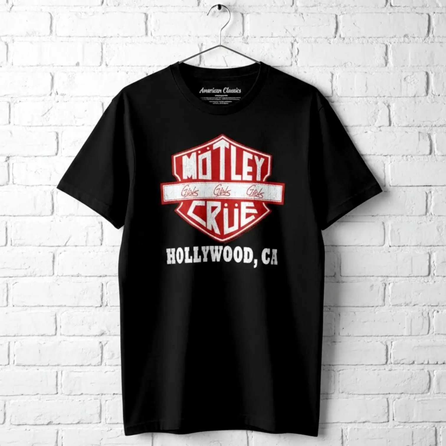Motley Crue Girls Road Sign Men's T Shirt
