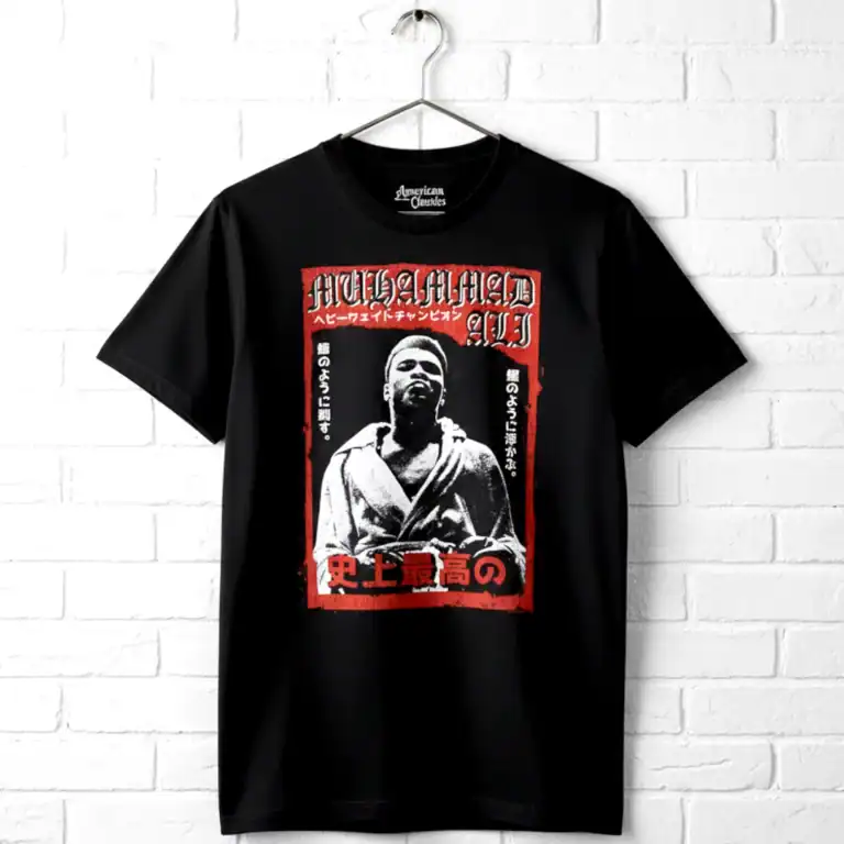 Muhammad Ali Japanese Fight Poster Men's T Shirt