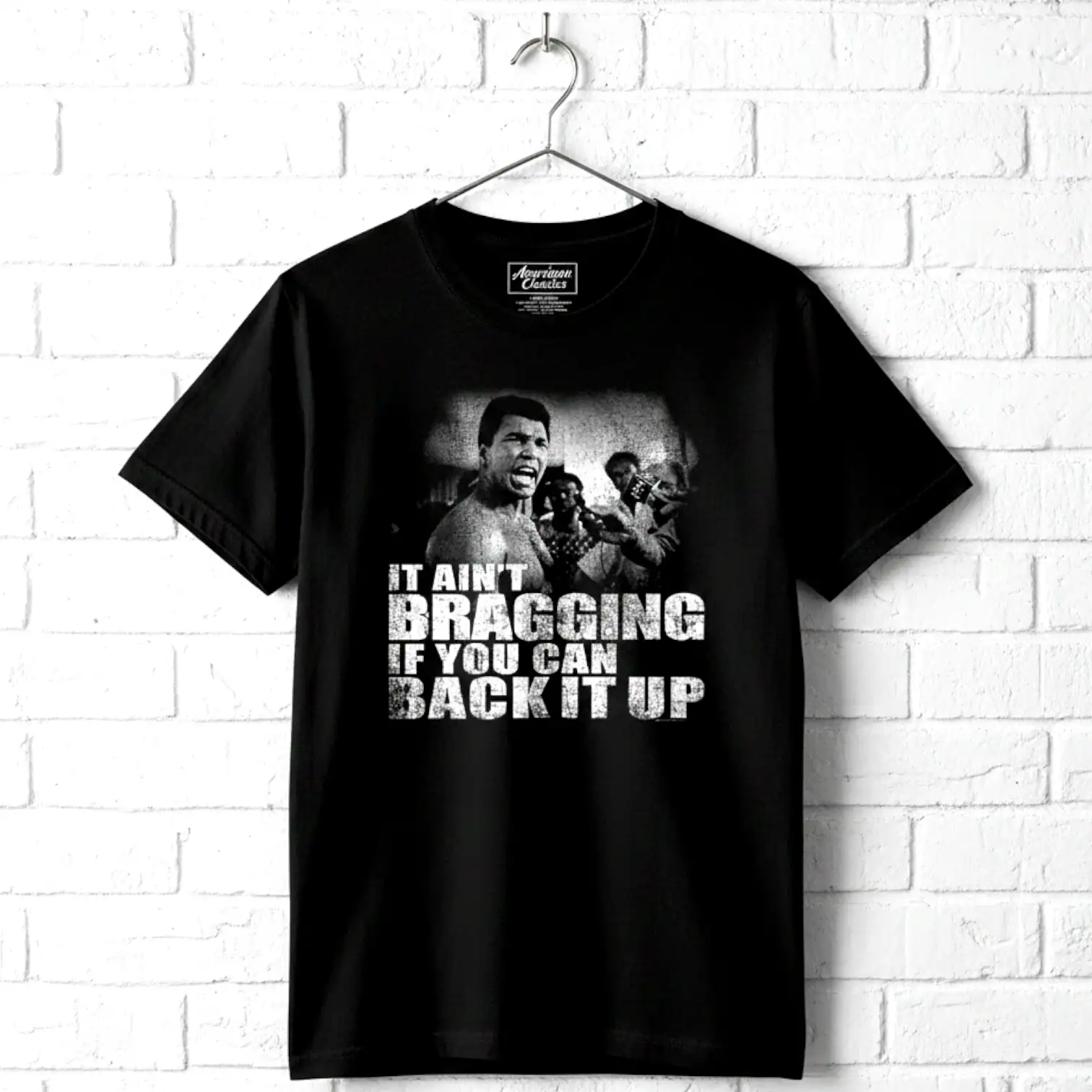 Muhammad Ali Ain't Bragging Men's T Shirt