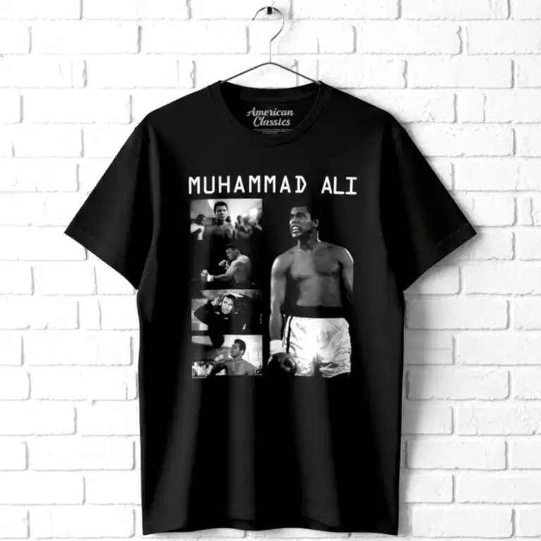 Muhammad Ali Boxing Photo Collage Men's T Shirt