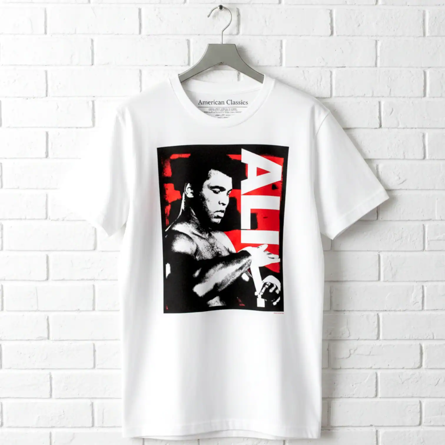 Muhammad Ali Fist Wrap White Men's T Shirt