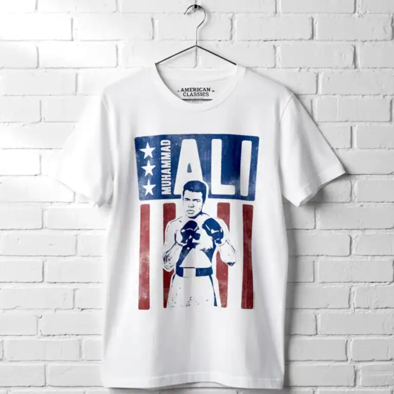 Muhammad Ali Star-Spangled Boxer Men's T Shirt