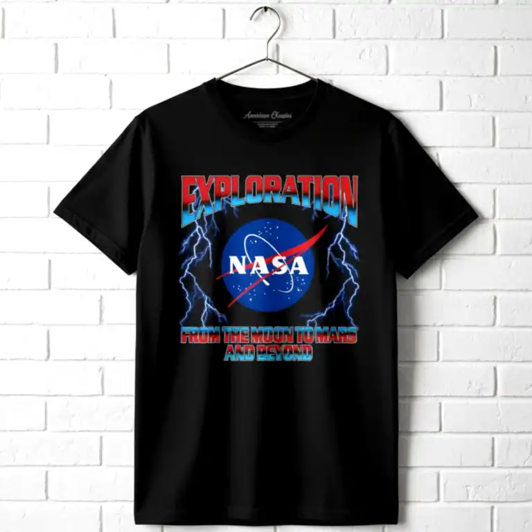 NASA From The Moon to Mars Men's T Shirt