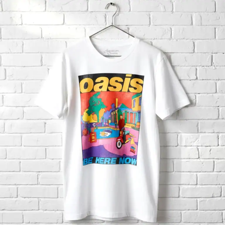 Oasis Be Here Now Colorful Art Men's T Shirt