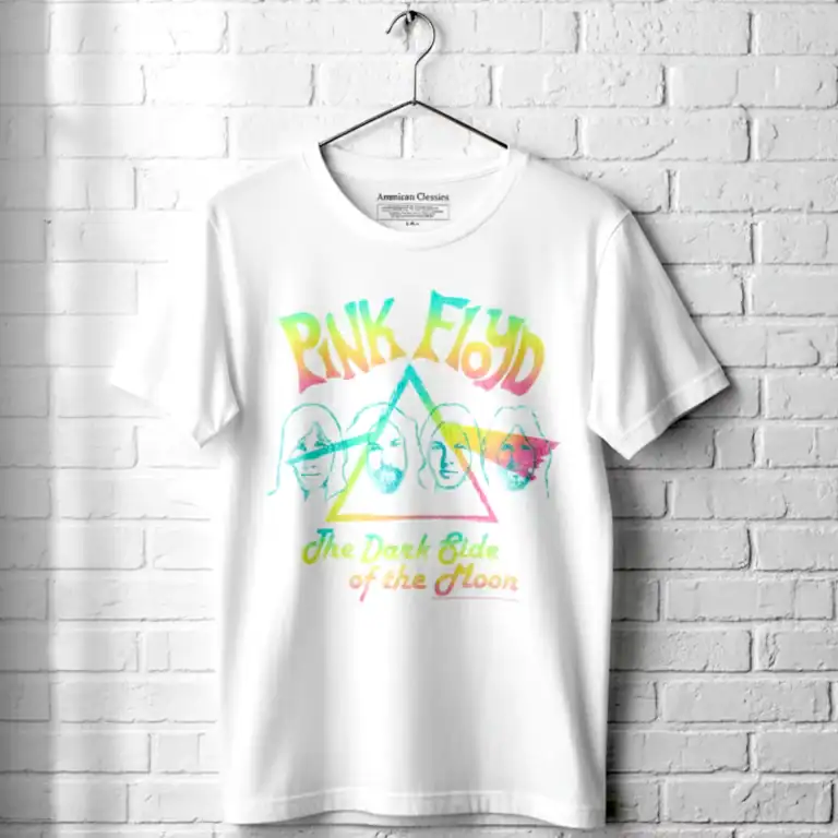 Pink Floyd DSOTM Pastel Faces Men's T Shirt