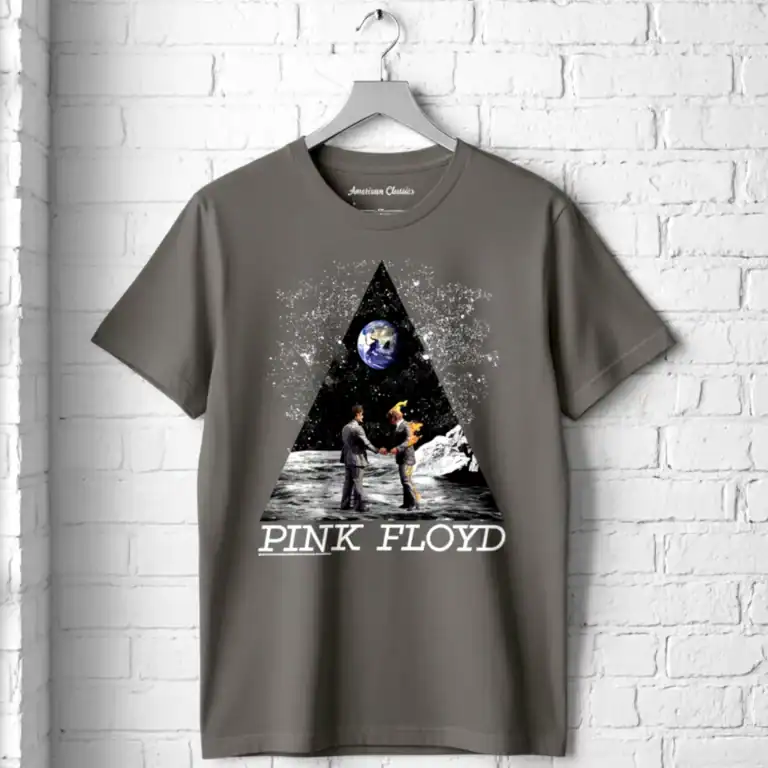 Pink Floyd Space Handshake Men's T Shirt