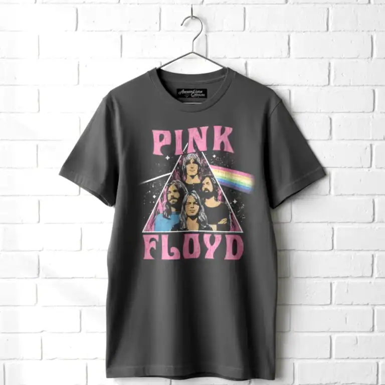 Pink Floyd Space Faces Prism Men's T Shirt