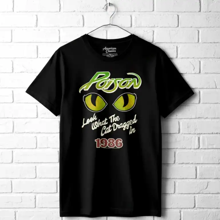 Poison Cats Eyes Dragged Tour 1986 Men's T Shirt