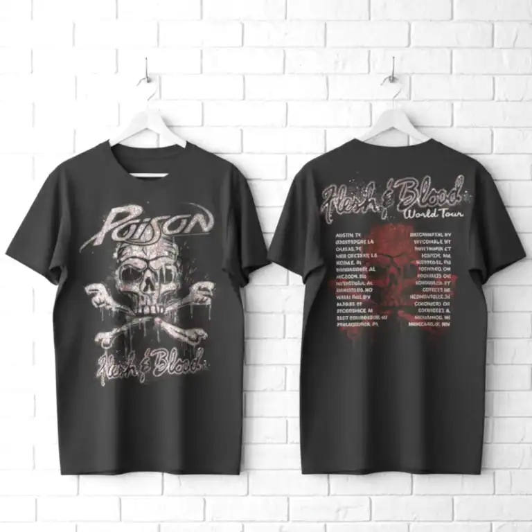 Poison Flesh & Blood World Tour Men's T Shirt