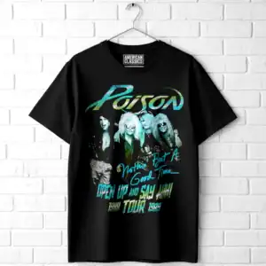 Poison Open Up & Say Ahh Tour 1988 Men's T Shirt