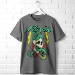 Poison Snake Skull Tattoo Men's T Shirt