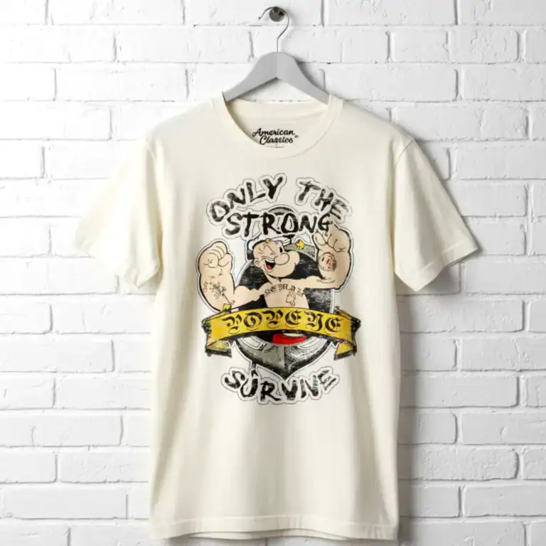 Popeye Only The Strong Survive Men's T Shirt