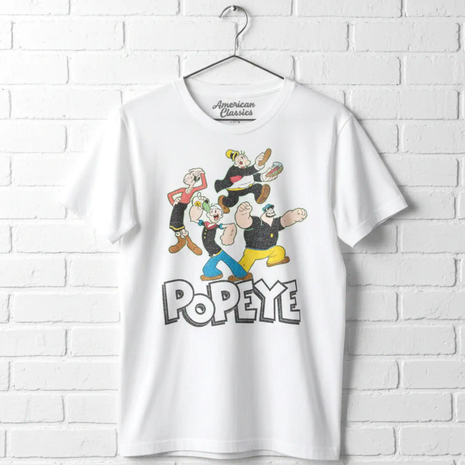 Popeye Sailor Crew Men's T Shirt