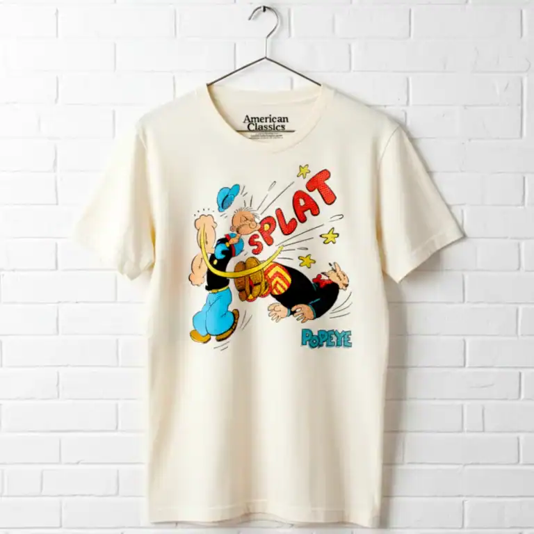 Popeye Splat Punch Men's T Shirt