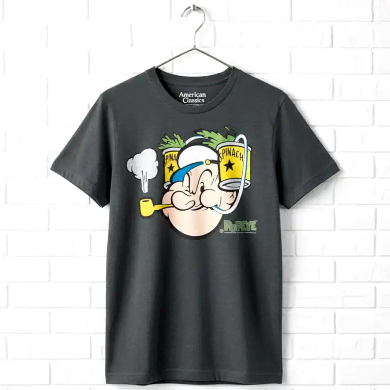 Popeye The Sailorman Spinach Helmet Men's T Shirt