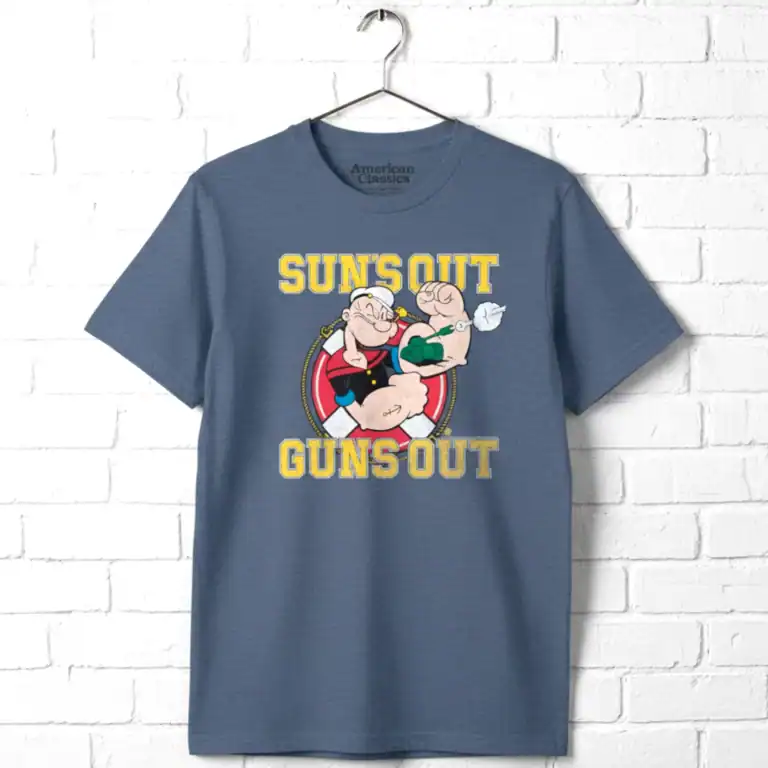 Popeye Suns Out Guns Out Men's T Shirt