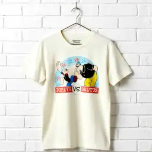 Popeye Vs Brutus Fight Men's T Shirt