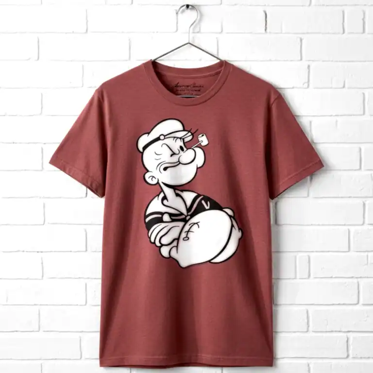 Popeye The Sailorman Crossed Arms Men's T Shirt