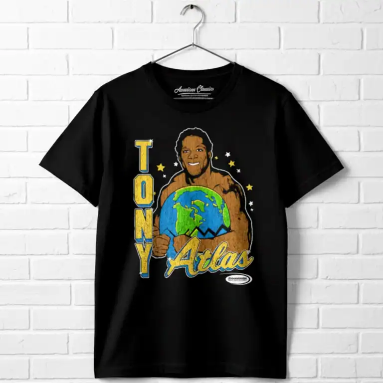 Powertown Tony Atlas Globe Crusher Men's T Shirt
