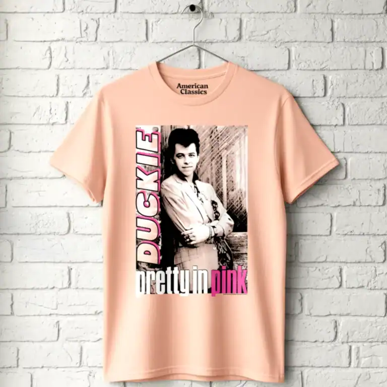 Pretty in Pink Duckie Peachy Men's T Shirt