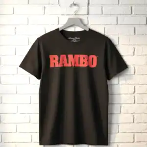 Rambo Movie Logo Men's T Shirt
