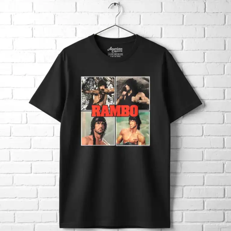 Rambo Many Moods of John Men's T Shirt