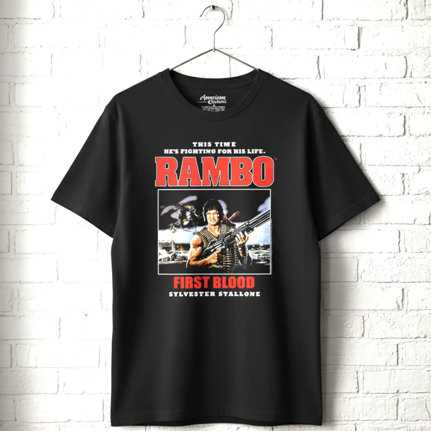 Rambo Fighting for his Life Men's T Shirt