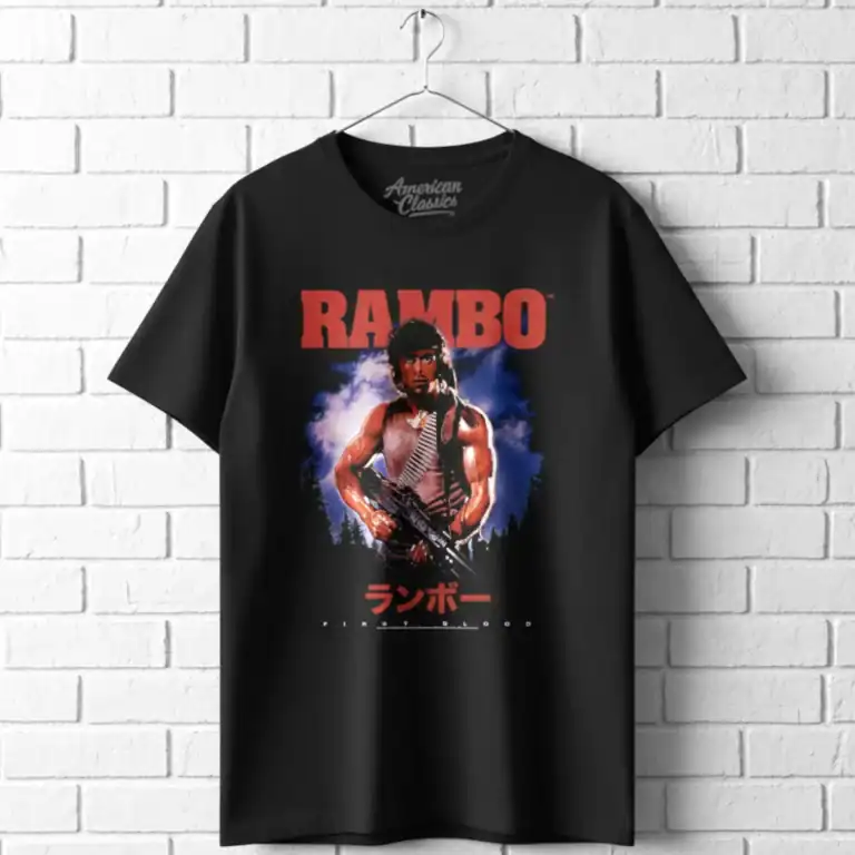 Rambo First Blood Japanese Poster Men's T Shirt