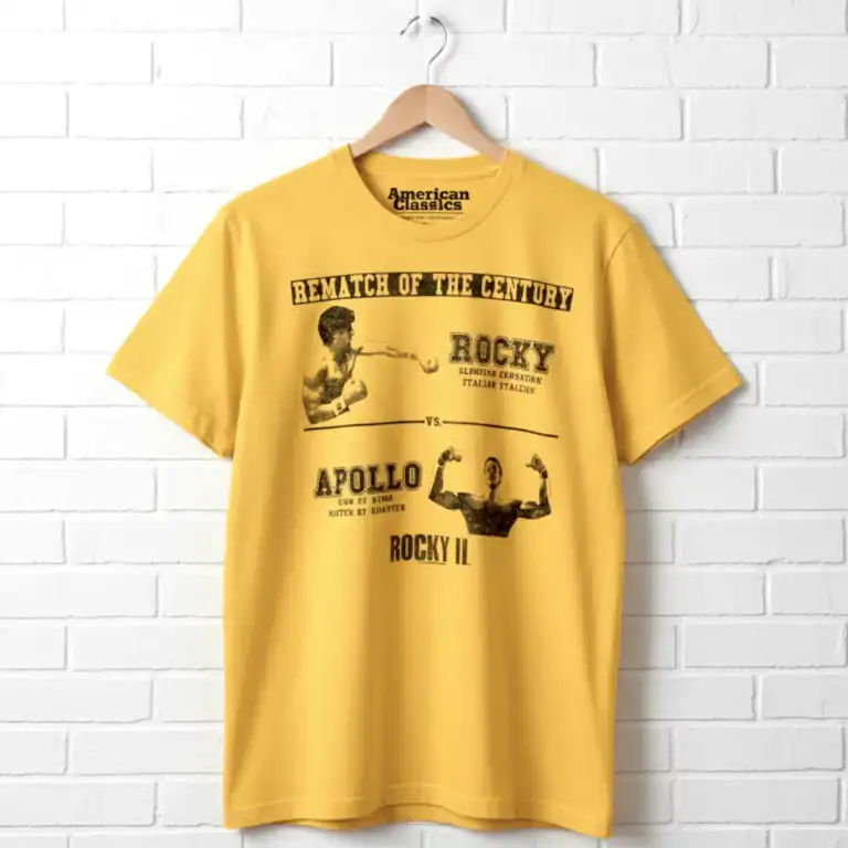 Rocky 2 Rematch of the Century Men's T Shirt