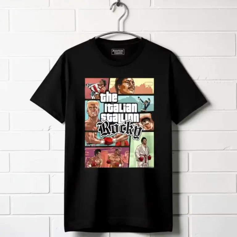 Rocky Scene Panels Game Men's T Shirt