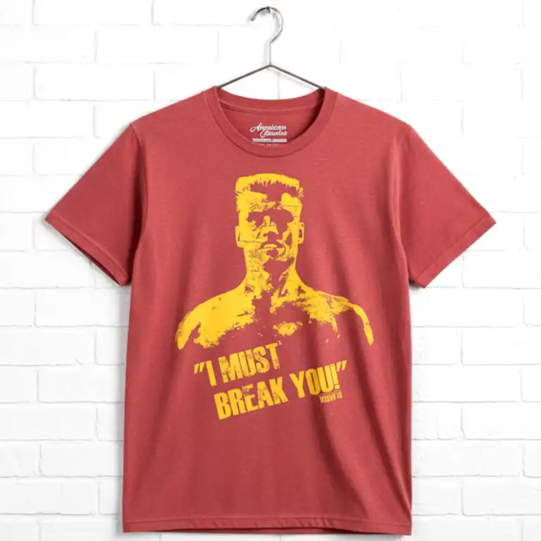 Ivan Drago Must Break You Red Men's T Shirt