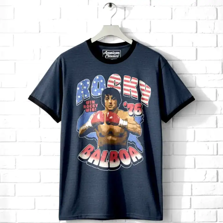 Rocky Balboa All-American 76 Ringer T Shirt